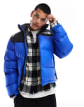 The North Face Retro Nuptse puffer jacket in blue