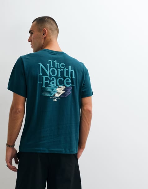 The North Face Retro Trail avslappnad t-shirt med tryck på ryggen i grönt - view 1