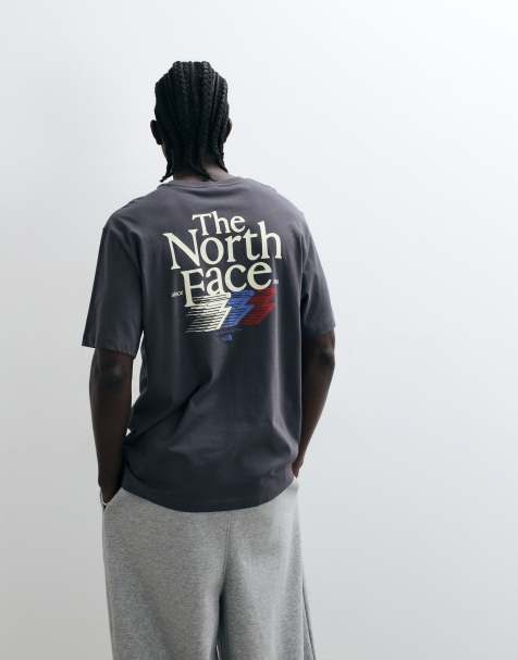 The North Face Retro Trail graficzny T-shirt w kolorze szarym - view 1