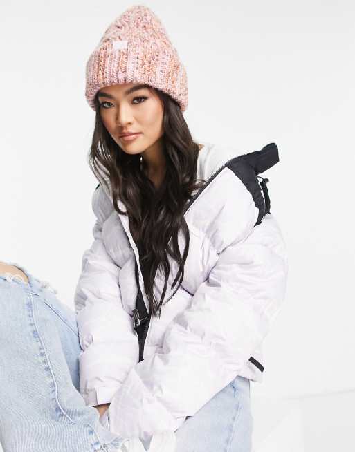 The North Face Rhodina beanie in pink | ASOS