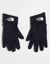 Superdry Knitted Logo Gloves Rich Charcoal Marl - Clothing from