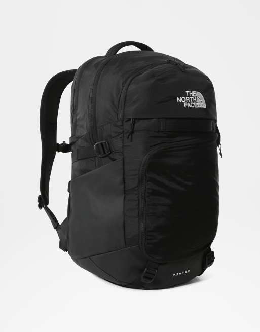 The North Face Router backpack in black ASOS