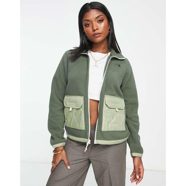 The North Face Royal Arch zip up fleece jacket in khaki | ASOS