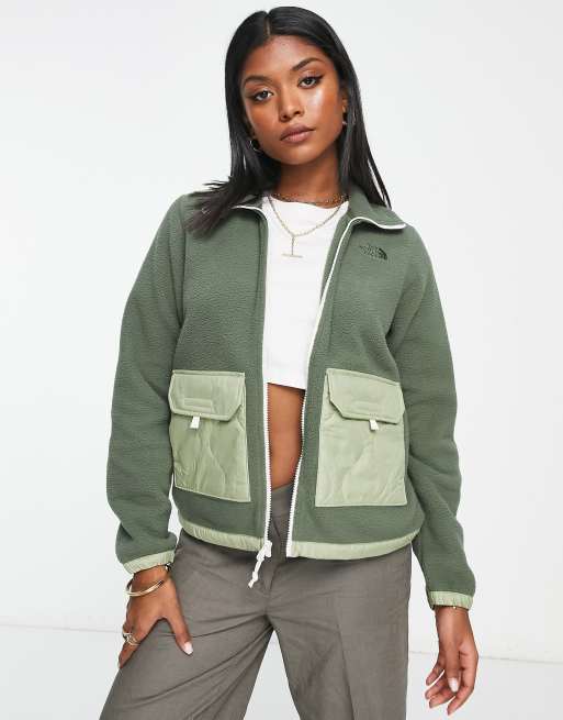 Face Royal Arch up fleece jacket in khaki | ASOS