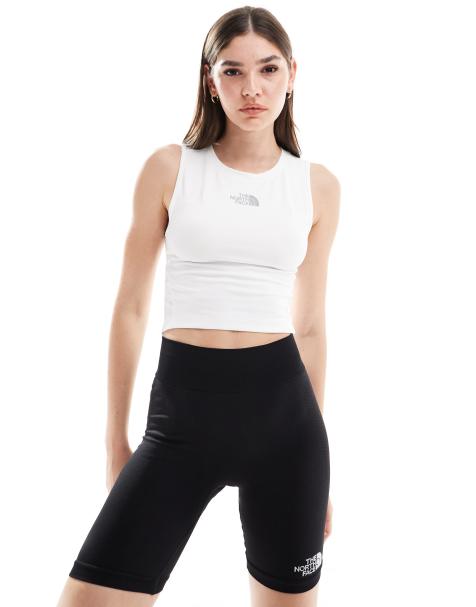 The North Face Run tanklette in white