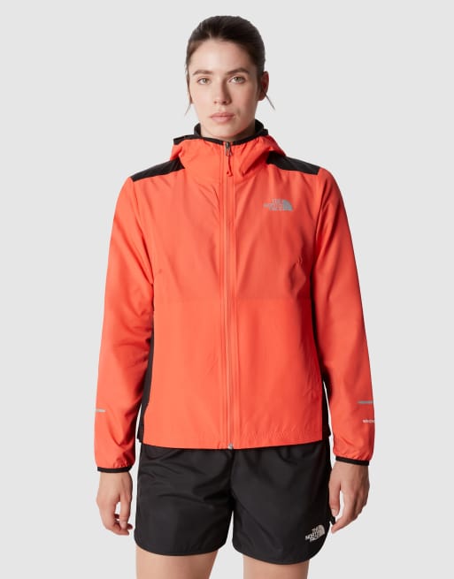 North face hot sale coats red