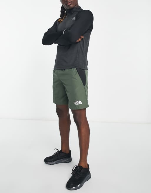 The North Face Running 1/4 Zip FlashDry long sleeve top in grey and black, 3 of 4