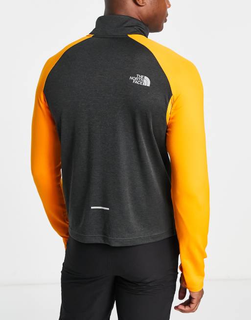 The North Face Black Flashdry Reflective Running 1/4 Zip Long