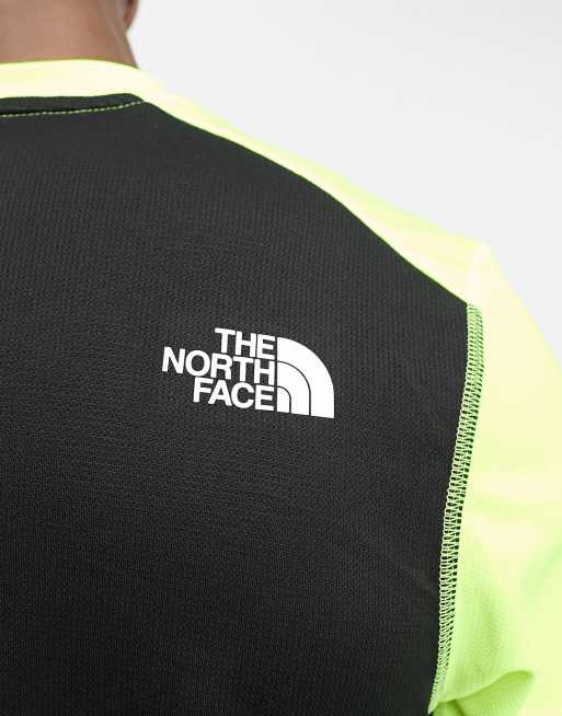 The North Face – Running Lightbright – Gul t-shirt med långa ärmar, 3 av 4