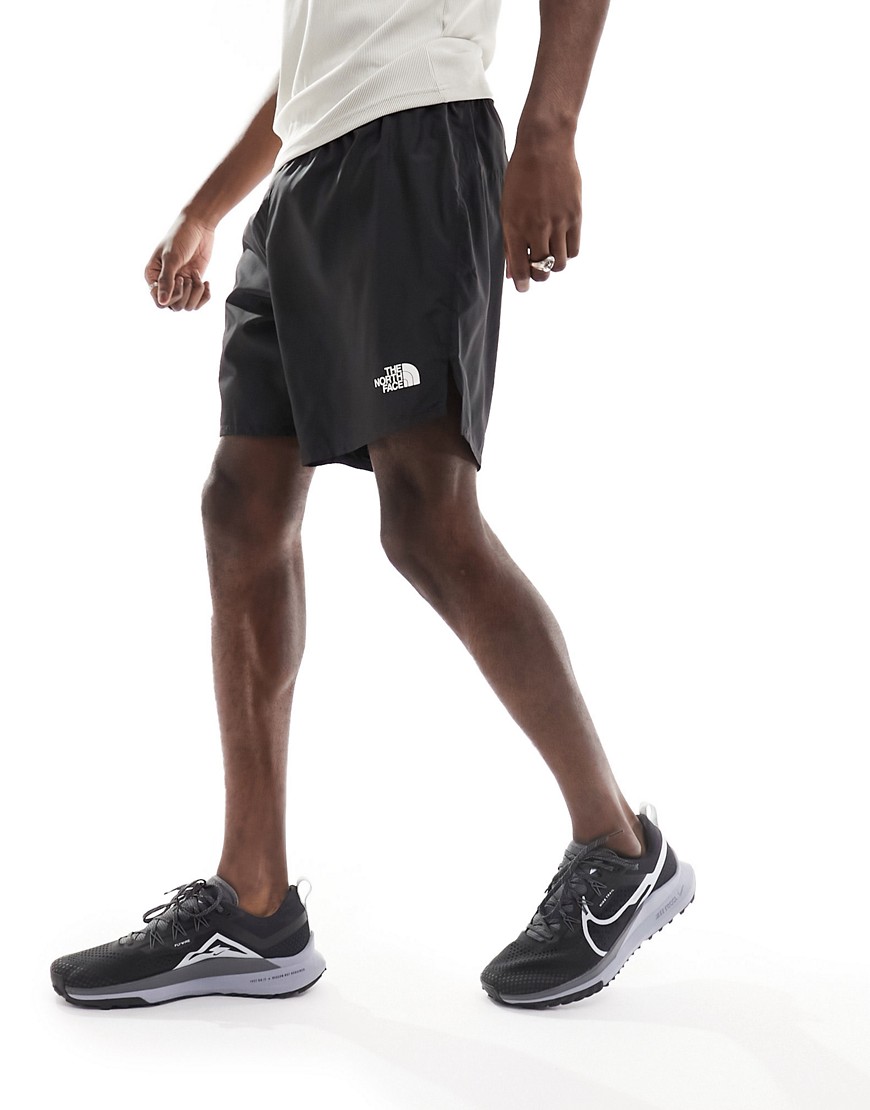 The North Face Running Limitless run shorts in black
