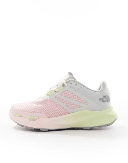 The North Face Running VECTIV Eminus trail trainers in pink and grey, 2 of 5