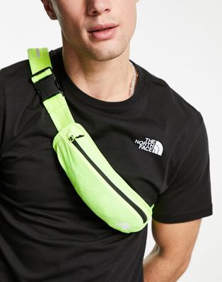 The North Face Running waist bag in yellow