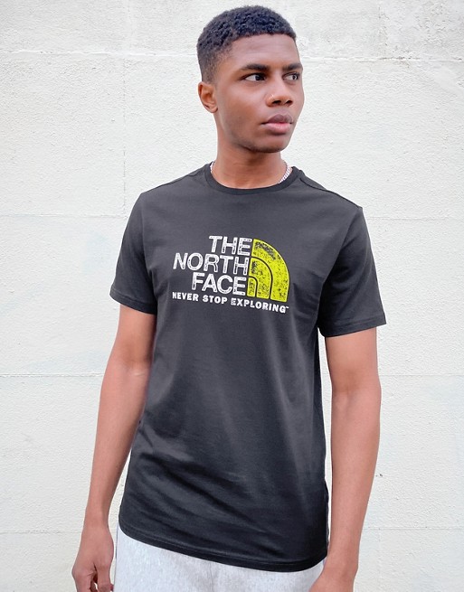 The North Face Rust t-shirt in black
