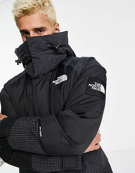 The North Face Rusta DryVent waterproof insulated jacket in black ripstop