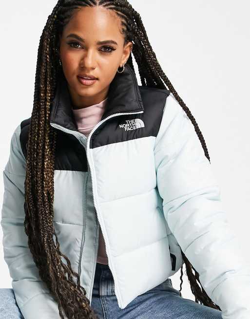 The North Face Saikuru cropped jacket in folk blue - Exclusive at ASOS