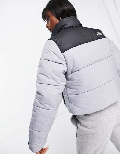 The North Face Saikuru cropped jacket in gray - Exclusive to ASOS