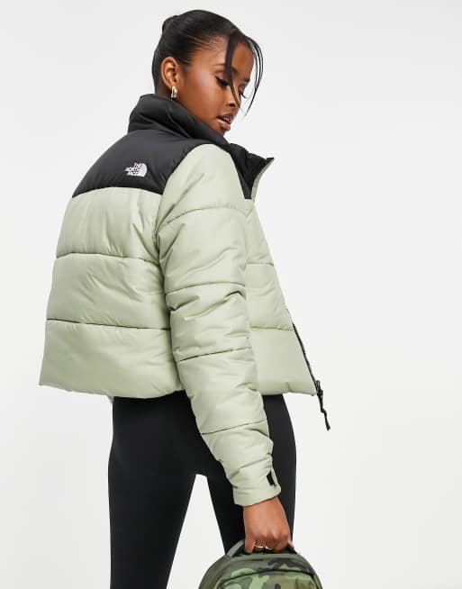 The North Face Saikuru cropped jacket in green Exclusive at ASOS, 2 of 4