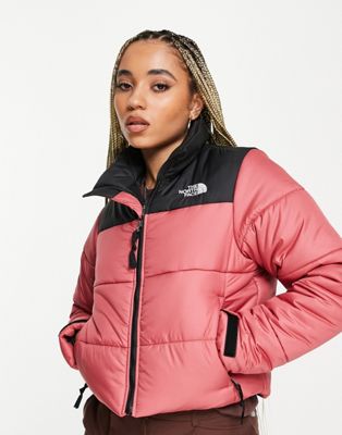The North Face Saikuru cropped jacket in pink Exclusive at ASOS | ASOS