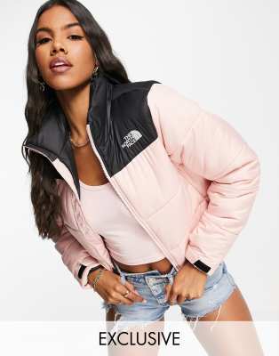 The North Face Saikuru cropped jacket in pink Exclusive at ASOS