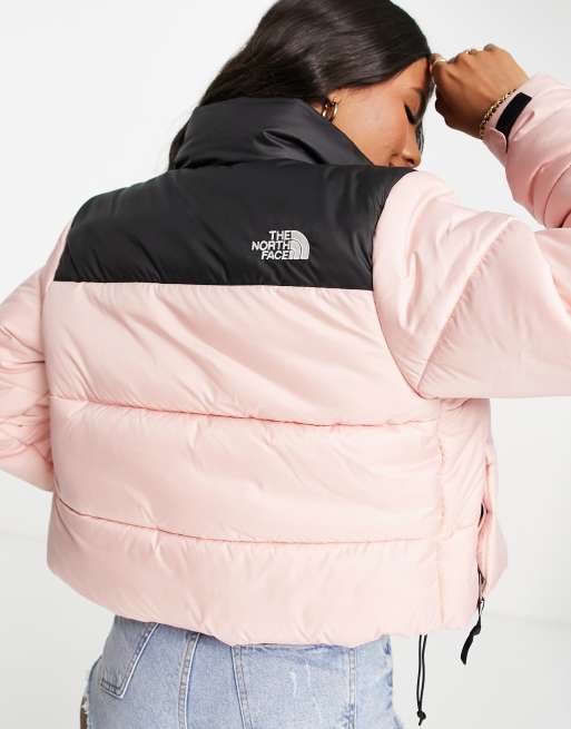 The North Face Saikuru Cropped Puffer Jacket In Black Exclusive At ASOS