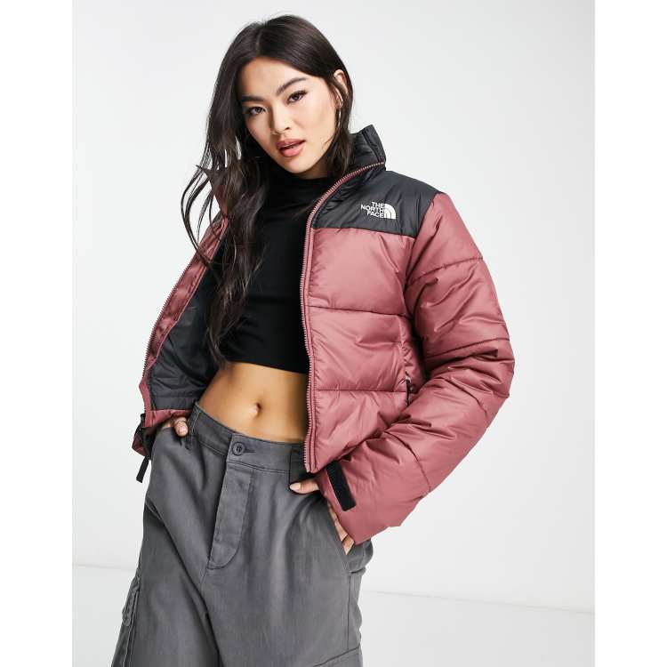 North face jacket pink and clearance black