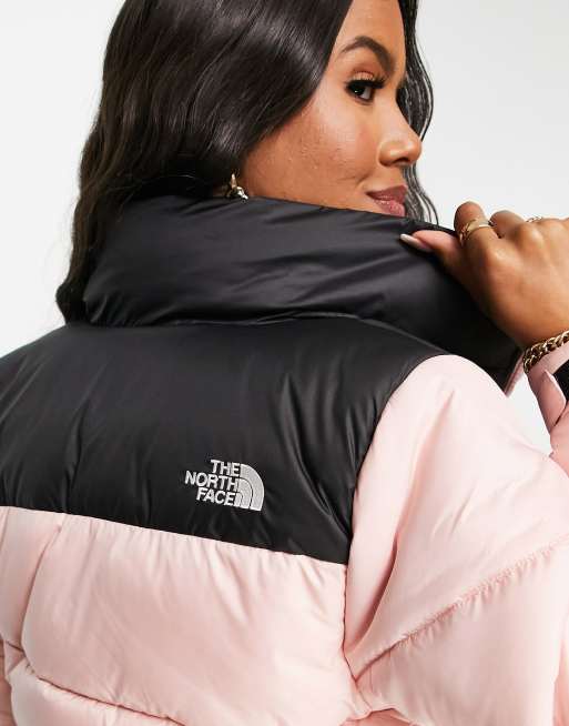 The North Face Saikuru cropped jacket in pink Exclusive to ASOS