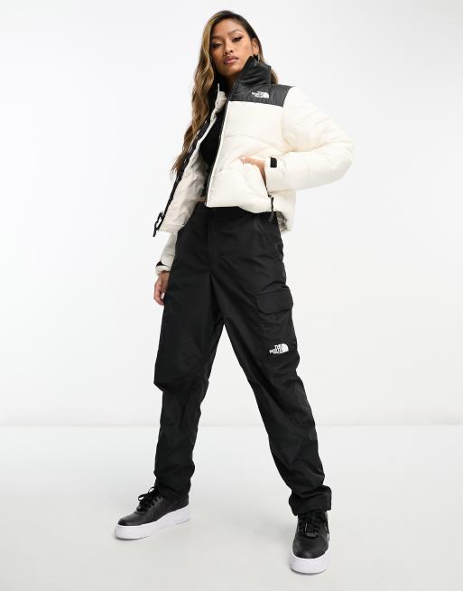 The North Face Saikuru Cropped Puffer Jacket In Black Exclusive At