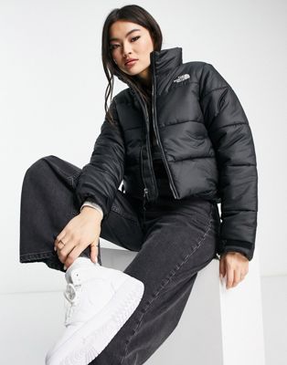 The North Face Saikuru cropped puffer jacket in black Exclusive at ASOS - ASOS Price Checker