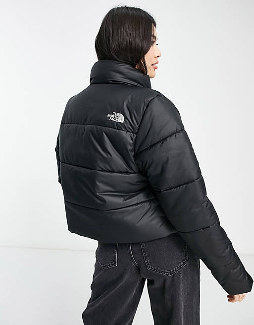 The North Face Saikuru Crop Puffer Jacket In Black Exclusive At ASOS ...