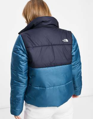 doudoune bleu the north face