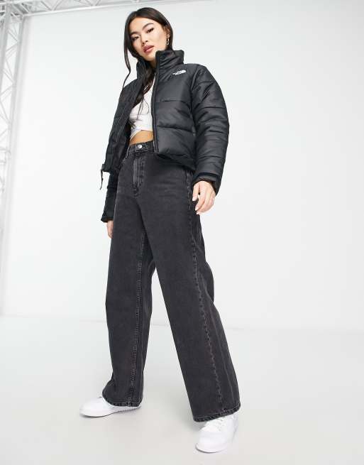 The North Face - Saikuru - Gewatteerd cropped jack in zwart, exclusief bij ASOS, 3 van 4