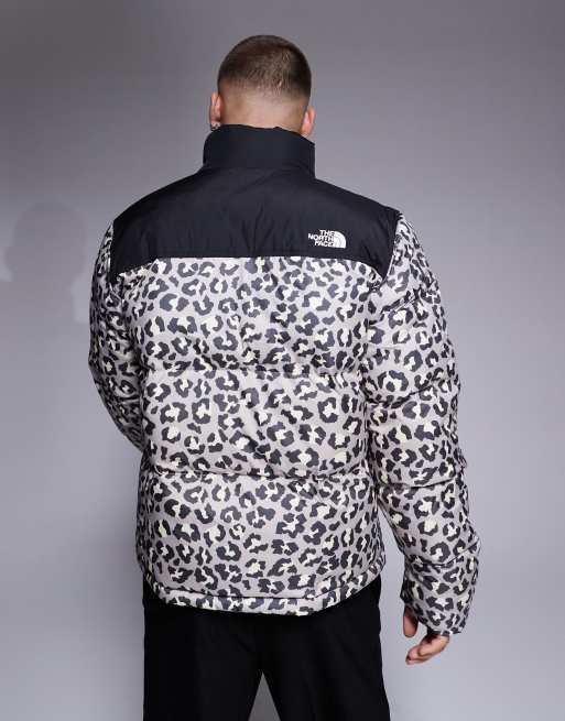 The North Face - Saikuru - Grå dynejakke med leopardprint og logo - Kun hos ASOS, 4 af 4