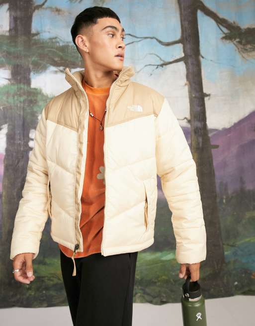 North face beige jacket discount