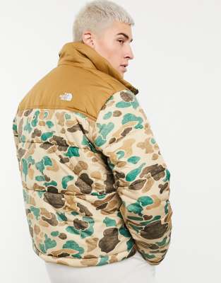 the north face jacket camo