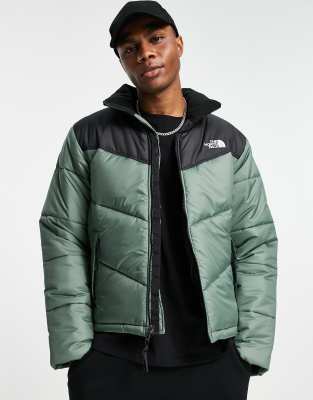 north face saikuru jacket green