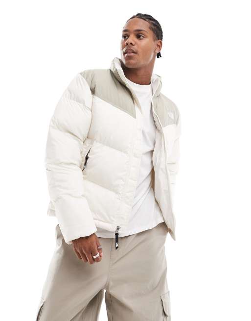 The North Face Saikuru jacket in white and grey ASOS