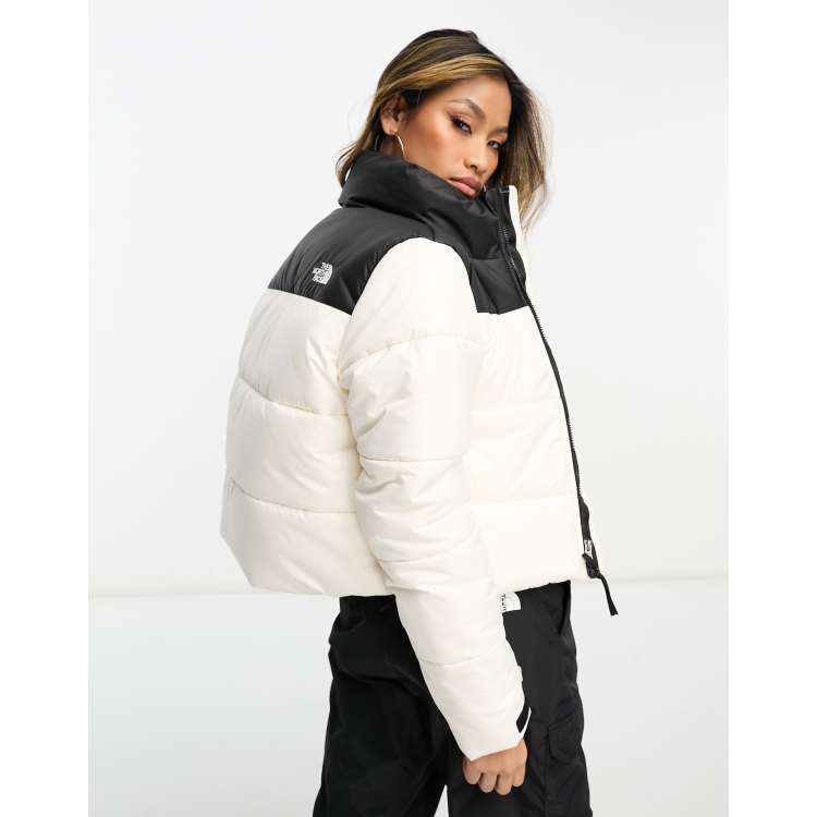 The North Face – Saikuru – Kurze Steppjacke in Cremeweiß, exklusiv