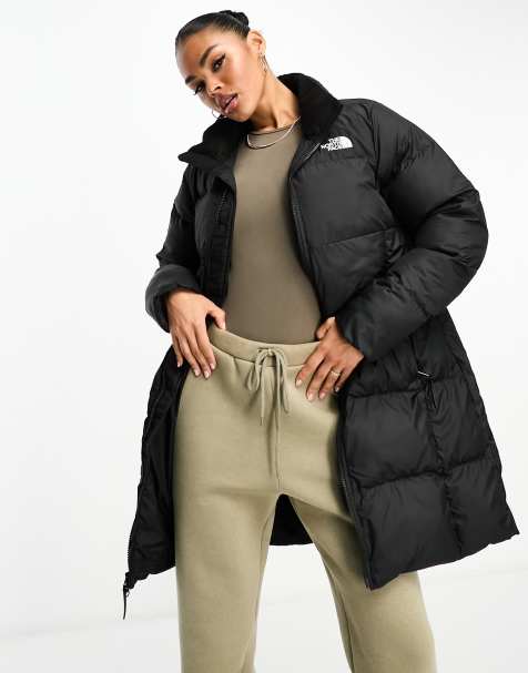 The North Face - Saikuru - Lang gewatteerd jack in zwart - view 1
