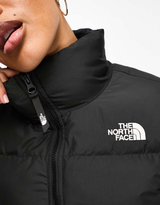 The North Face – Saikuru – Langer Steppmantel in Schwarz ASOS