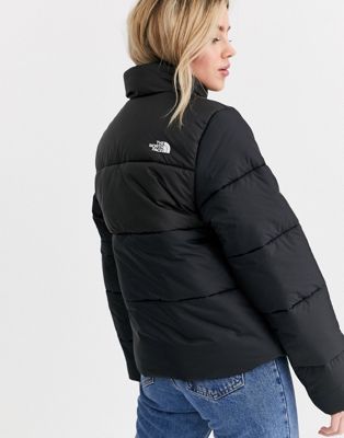 the north face puffer jacket black