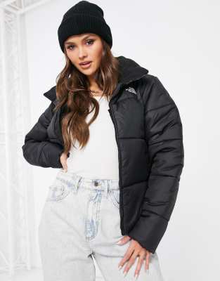 black north face puffer jacket asos