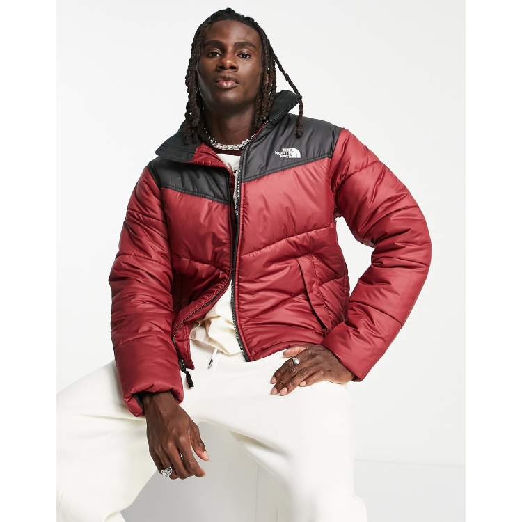 The north face jacket red outlet black