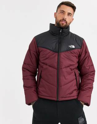 grey puffer jacket north face