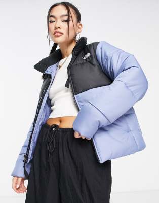 Saikuru Cropped Jacket In Folk Blue - Exclusive At Asos