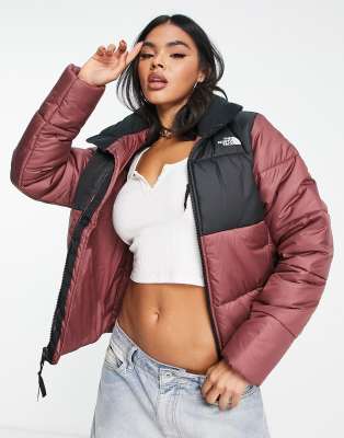 The North Face Saikuru Cropped Jacket In Pink Exclusive At Asos