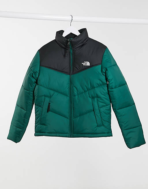 The North Face Saikuru puffer jacket in green | ASOS