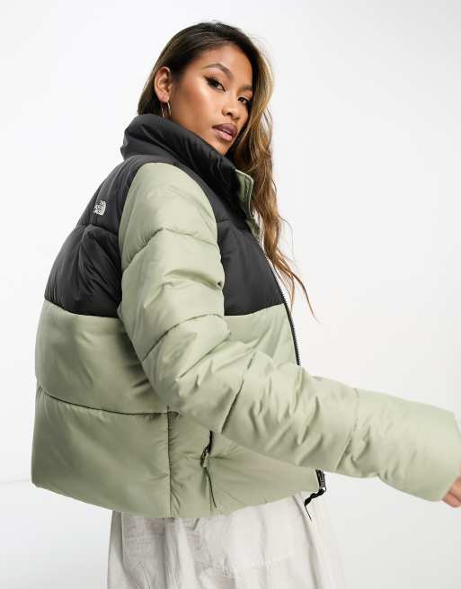 The north face hot sale padded jacket khaki