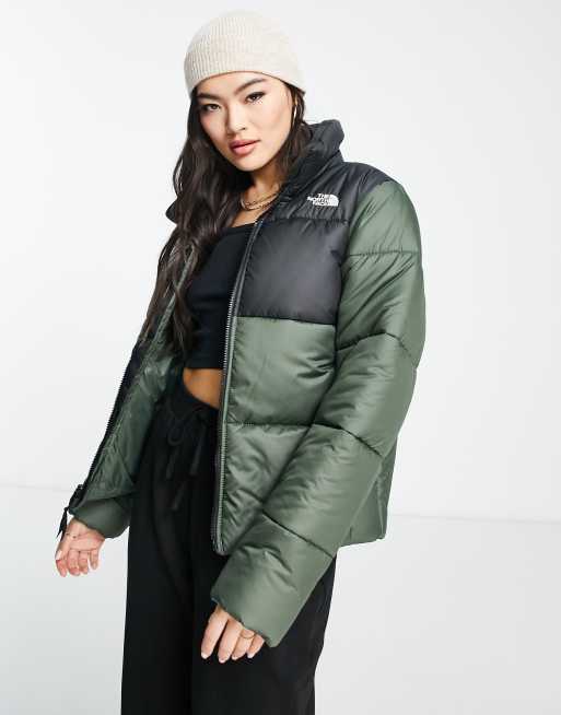 The North Face Saikuru puffer jacket in khaki ASOS