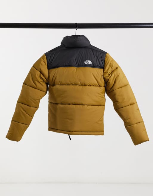 The north face saikuru puffer jacket hot sale in yellow