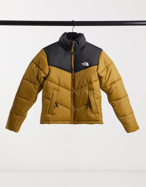 The north face saikuru 2024 puffer jacket in yellow